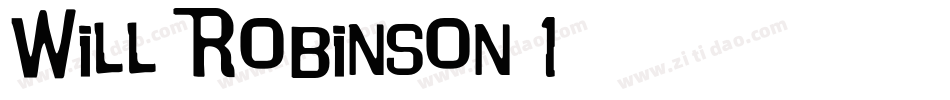 Will Robinson(1)字体转换